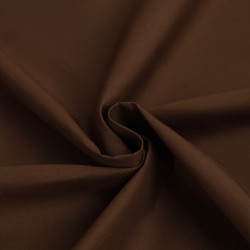 Popelina de algodón lisa color chocolate Premium Alice - Maison Klem