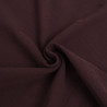 Solid-Color Double Gauze, 135 cm, Plum - Thaïs - Maison Klem