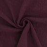 Solid Double Gauze, 135 cm, Eggplant - Thaïs - Maison Klem