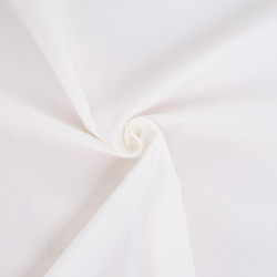 Effen, glad fluweel in ecru - Maison Klem