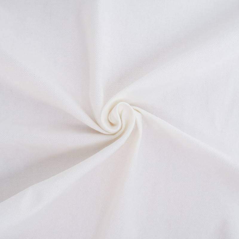 Effen polycotton-laken, ecru - Maison Klem