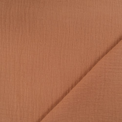 Solid Double Gauze, 135 cm, Cappuccino - Thaïs - Maison Klem