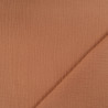 Einfarbiger Double-Gaze, 135 cm, Cappuccino – Thaïs – Maison Klem