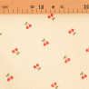 Double Gauze with Cherry Print - Maison Klem