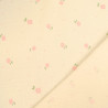 Tessuto a doppio strato con stampa a fiori rosa - Maison Klem
