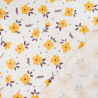 Dubbelgaas met gele bloemenprint - Maison Klem
