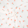 Doppel-Gaze mit Blumen- und Herzmuster in Rosa – Maison Klem