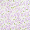 Doppel-Gaze mit lila Blumenmuster – Maison Klem