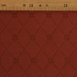 Double Gauze Quilt with Terracotta Flower Embroidery - Maison Klem