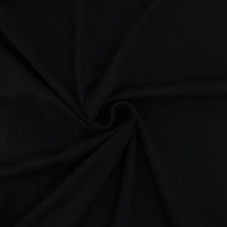 Einfarbiges schwarzes Jersey-Shirt – Maison Klem