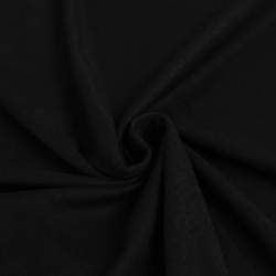 Effen zwarte jersey - Maison Klem