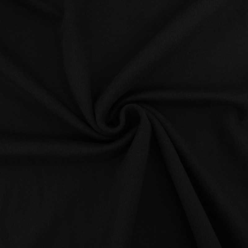 Schwarzer French Terry – Maison Klem