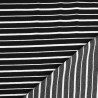 Maglia a righe bianche su fondo nero - Maison Klem