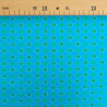 Green-Printed Jersey on a Blue Background - Maison Klem