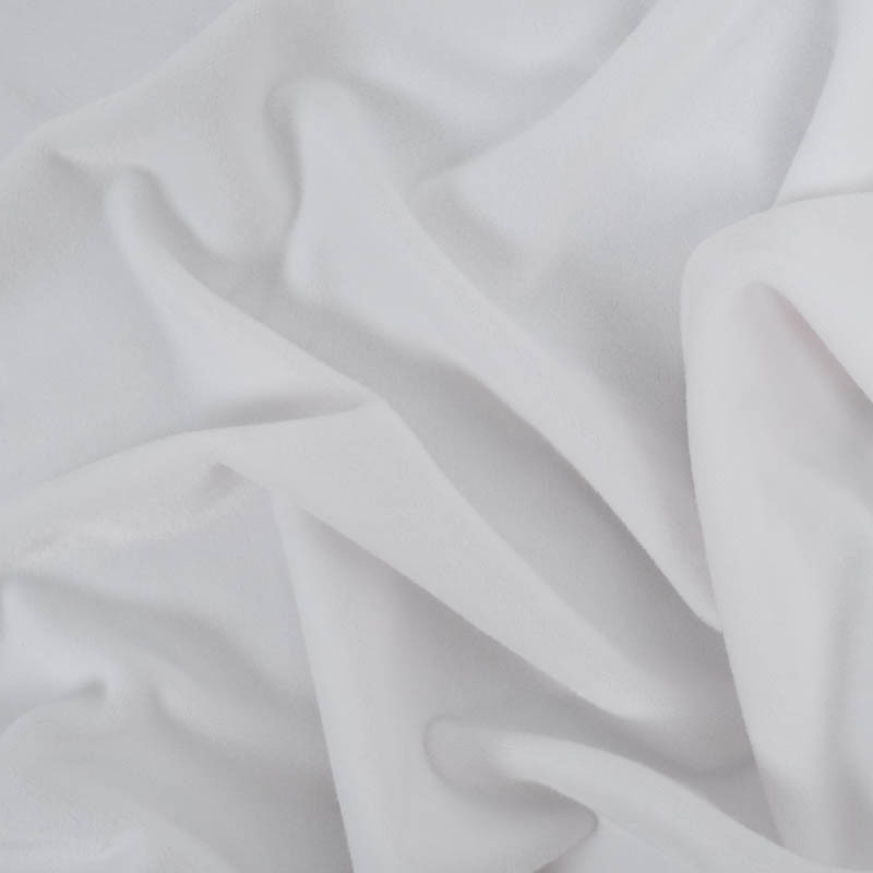 Velours Stretch Blanc - Maison Klem
