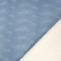 Denim con fodera in sherpa Montana blu - Maison Klem