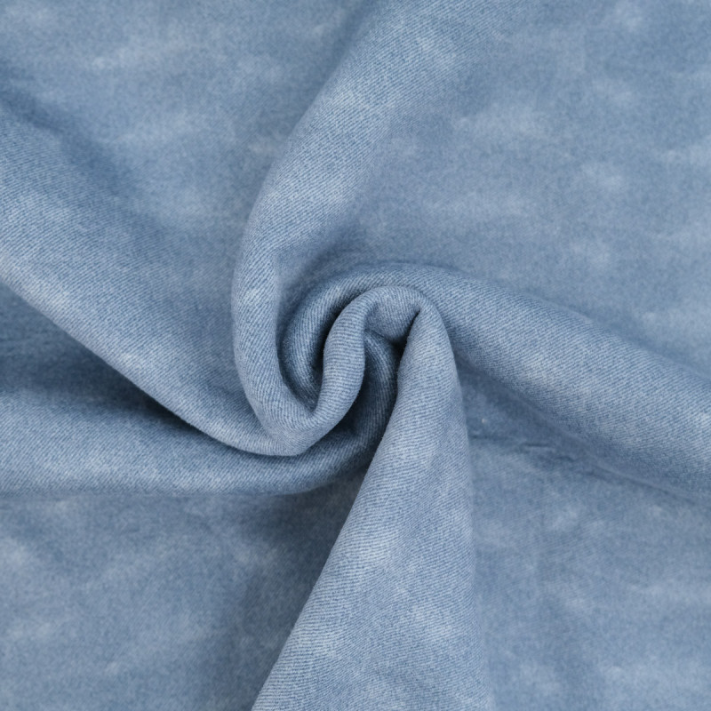Denim con fodera in sherpa Montana blu - Maison Klem