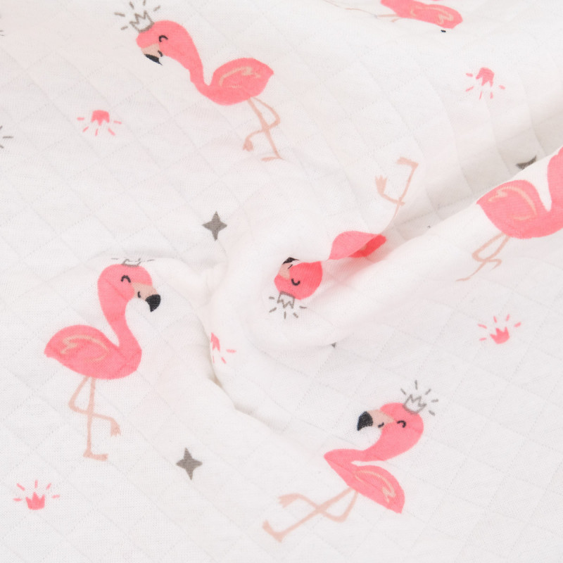 Jersey Matelassé Imprimé Rosy Le Flamand - Maison Klem