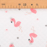 Gestepptes Jersey-Shirt mit „Rosy Le Flamand“-Print – Maison Klem