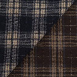 Weiches Lurex-Karo-Strick - Maison Klem