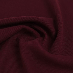Jersey de punto acanalado burdeos - Maison Klem