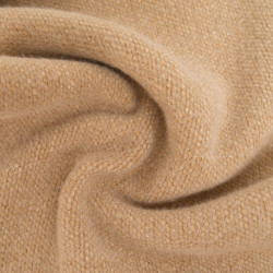 Weiches Strickgewebe „Nova“ in Beige mit silbernem Lurex – Maison Klem