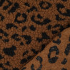 Tessuto Sherpa Mini Leopardo Marrone - Maison Klem