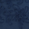Jean Broderie Tulle Flora Bleu Moyen - Maison Klem