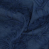 Jean Broderie Tulle Flora Bleu Moyen - Maison Klem