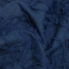 Jean Broderie Tulle Flora Bleu Moyen - Maison Klem
