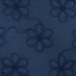 Jean Broderie Tulle Suzon Bleu Moyen - Maison Klem