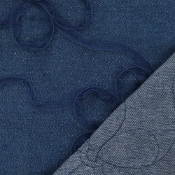 Jean Broderie Tulle Suzon Bleu Moyen - Maison Klem