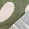 Viscose Mélangée Imprimé Solene Kaki Bronze - Maison Klem