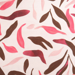 Viskose-Mischgewebe mit „Elena Rose Cacao“-Druck – Maison Klem