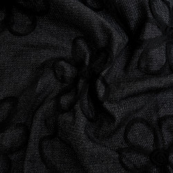 Gonna in tulle con ricami Suzon nera - Maison Klem