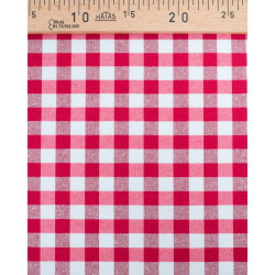 Vichy Grande Largeur Rouge - Maison Klem