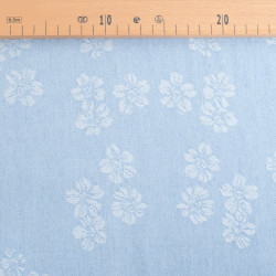 Hellblauer Jacquard-Denim – Sam – Maison Klem