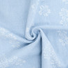 Denim jacquard azul claro - Sam - Maison Klem