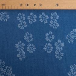 Denim jacquard azul claro - Sam - Maison Klem