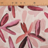 Viscosa e lino stampati Tela Rosa Viola - Maison Klem