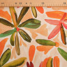 Viscose Lin Imprimé Tela Vert Orange - Maison Klem
