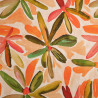 Viscose Lin Imprimé Tela Vert Orange - Maison Klem