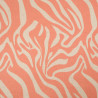 Viskose-Leinen mit „Flow“-Print in Naturrosa – Maison Klem