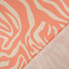 Viskose-Leinen mit „Flow“-Print in Naturrosa – Maison Klem