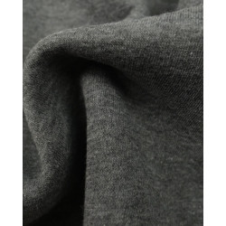 Sweat Epais Molleton Léo Gris Chiné - Maison Klem