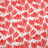 Viscose Mélangée Imprimé Romie Rouge Ecru - Maison Klem