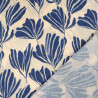 Viscose Mélangée Imprimé Romie Indigo Ecru - Maison Klem