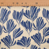 Viscose Mélangée Imprimé Romie Indigo Ecru - Maison Klem