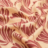 Romie Terracotta Beige Printed Viscose Blend - Maison Klem