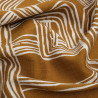 Viscose Mélangée Imprimé Méline Ocre - Maison Klem